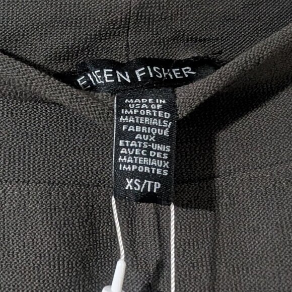 Eileen Fisher | Washable Stretch Crepe Slim Pant - Picture 7 of 13